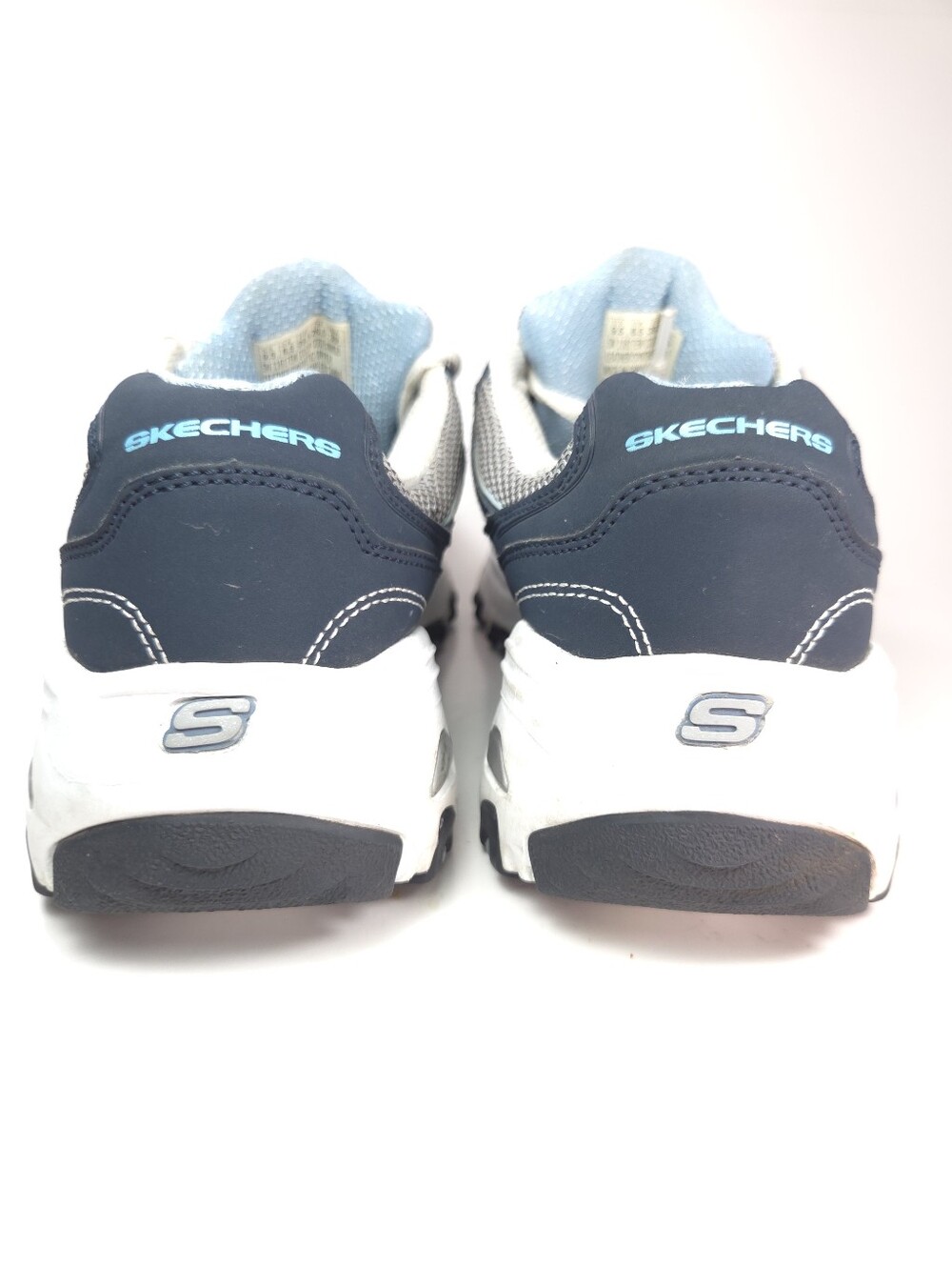 Skechers D’Lites Life Saver Navy & Light Blue Sneakers Sz 9.5 - Picture 14 of 16